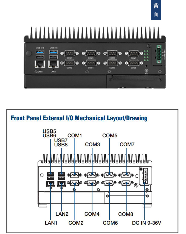 全新研華 無風(fēng)扇嵌入式工控機 高性能ARK-3000系列 ARK-3520P