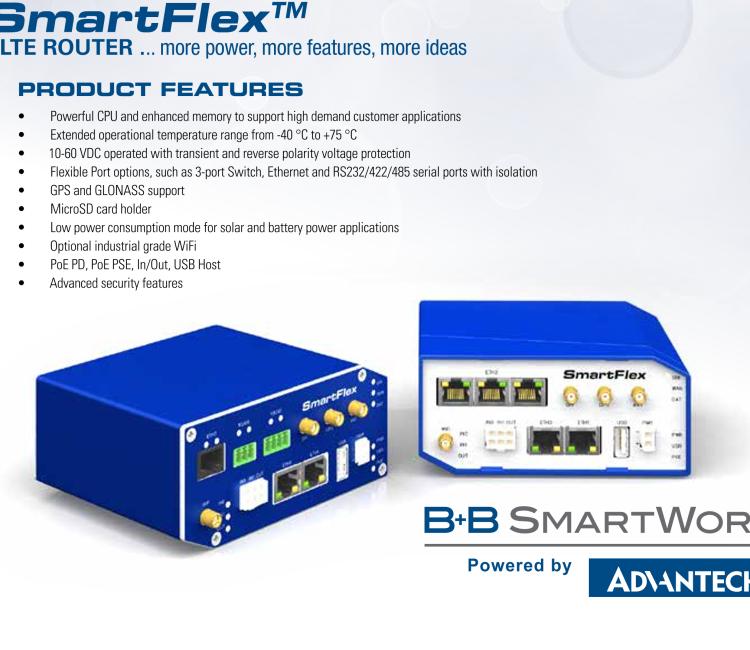 研華BB-SR30319120-SWH LTE 開關、5E、USB、2I/O、SD、2S、帶 Wifi、PD、SL、SWH