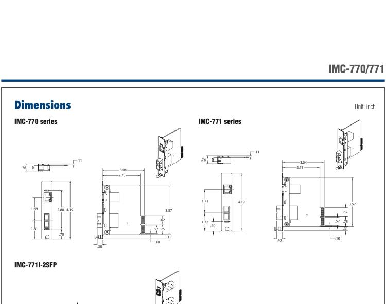 研華BB-850-19500 通過 SFP 模塊支持的、獨立于協(xié)議的模塊式光纖模式轉(zhuǎn)換器