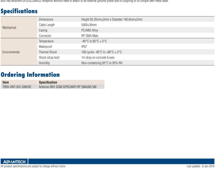 研華TREK-ANT-502-GH5E 負重螺絲安裝，IP67認證