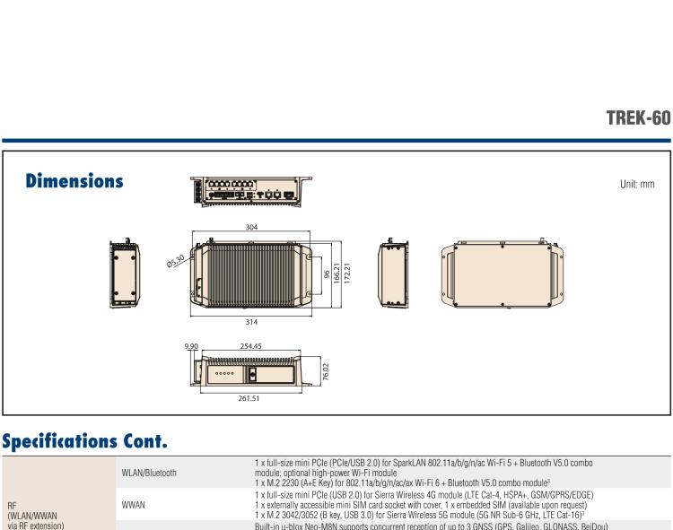 研華TREK-60 模組化車載AI平臺(tái)，用于車輛管理與視頻監(jiān)控
