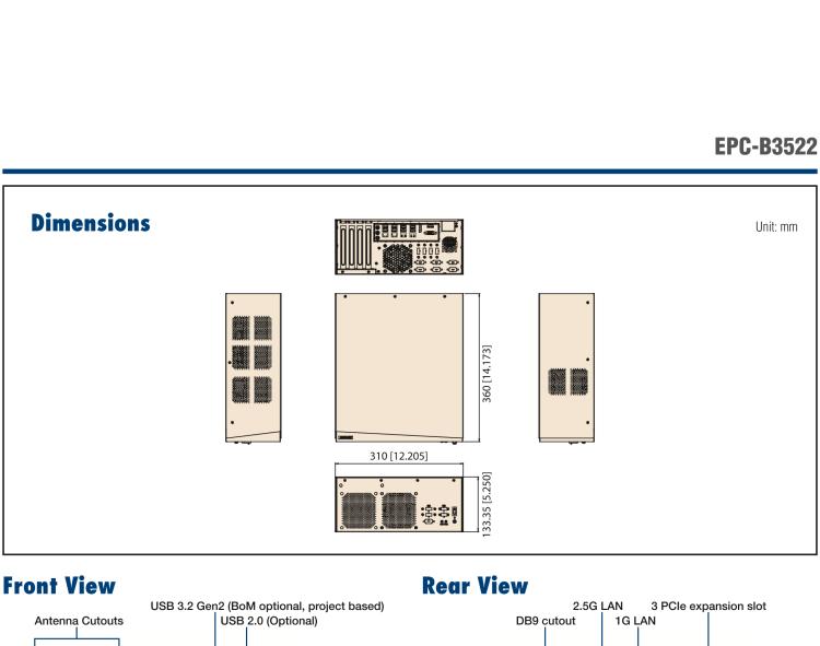 研華EPC-B3522 適配AMD Ryzen AM4 5000系列處理器，搭載X570芯片組，搭配NVIDIA? RTX-A4500顯卡。3U高度，提供高端圖像處理應(yīng)用的解決方案。