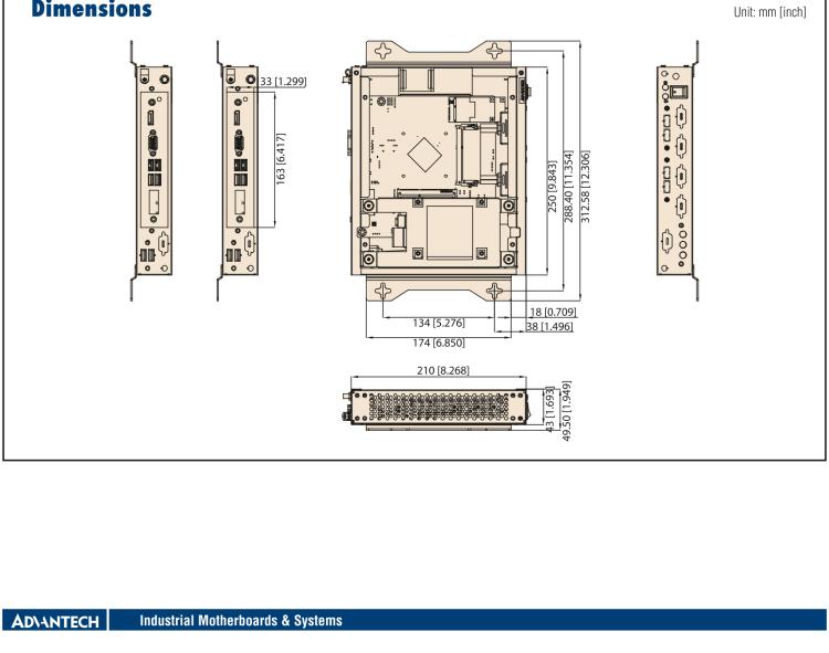 研華EPC-T1217 板載Intel? 奔騰 4核 N4200 處理器。支持雙重顯示，無(wú)風(fēng)扇設(shè)計(jì)，1U超薄高度，支持上架。