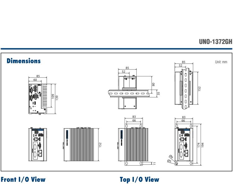 研華UNO-1372GH 通過Class I，Division 2認證的導(dǎo)軌安裝工業(yè)控制器，搭配英特爾?凌動?四核處理器