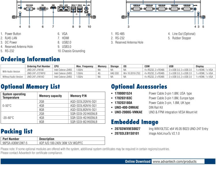 研華UNO-247 搭載 Intel? Celeron? J3455 的物聯(lián)網(wǎng)邊緣計(jì)算平臺(tái)