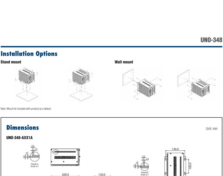 研華UNO-348 緊湊型嵌入式邊緣控制器，搭載第10代英特爾CPU，支持最多3個PCIe/PCI插槽，1個M.2 B鍵，1個mPCIe和2個2.5英寸SSD
