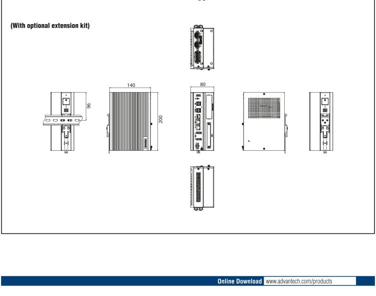 研華UNO-148 常規(guī)無(wú)風(fēng)扇DIN導(dǎo)軌控制器，采用第11代Intel? Core? i處理器