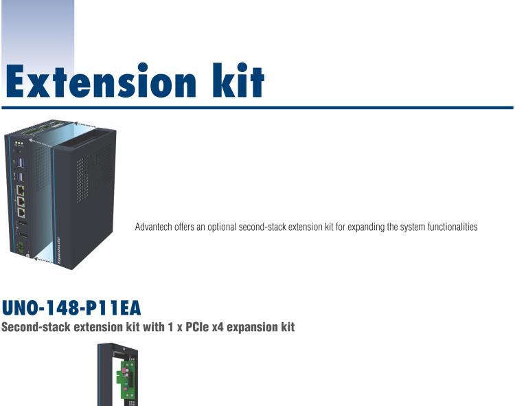 研華UNO-148 常規(guī)無(wú)風(fēng)扇DIN導(dǎo)軌控制器，采用第11代Intel? Core? i處理器