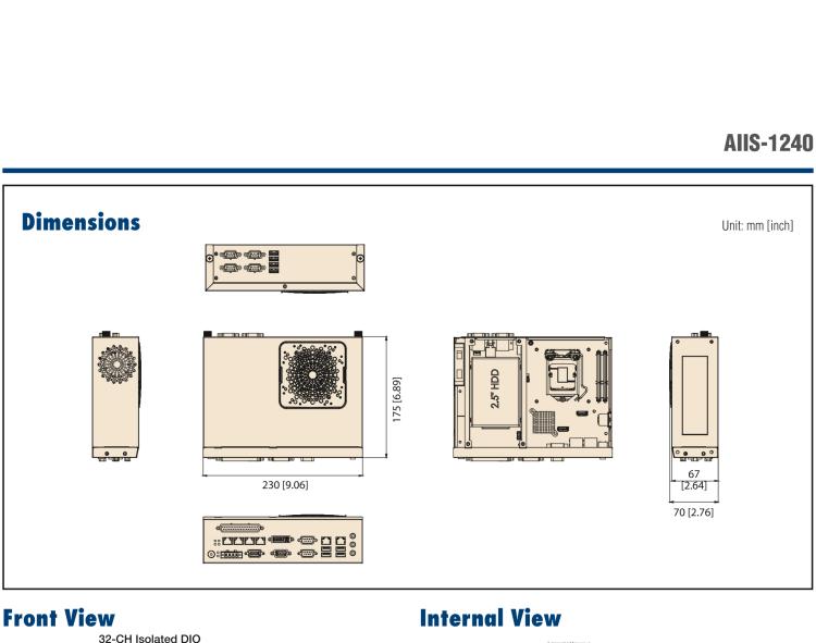 研華AIIS-1240 機(jī)器視覺(jué)工控機(jī)，支持英特爾酷睿? i7/i5/i 3 CPU,有源以太網(wǎng)緊湊型系統(tǒng), 4通路千兆網(wǎng)供電
