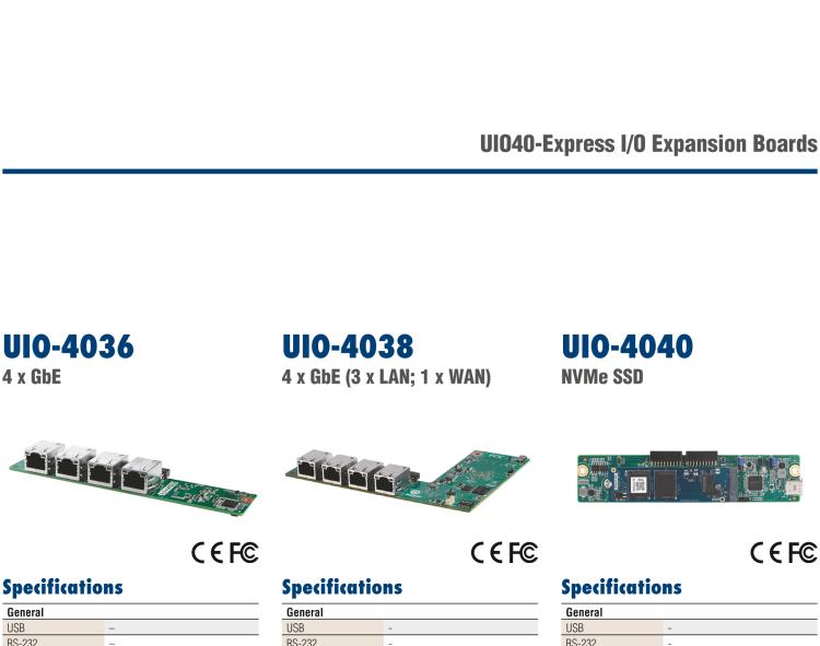 研華UIO-4040 UIO40-Express I/O 擴(kuò)展卡，支持 NNMe SSD