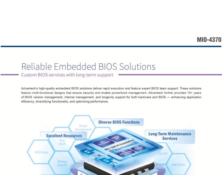 研華MIO-4370 基于第12代Intel Core處理器（Alder Lake-S系列，LGA1700 socket CPU）， 4" EPIC 單板電腦