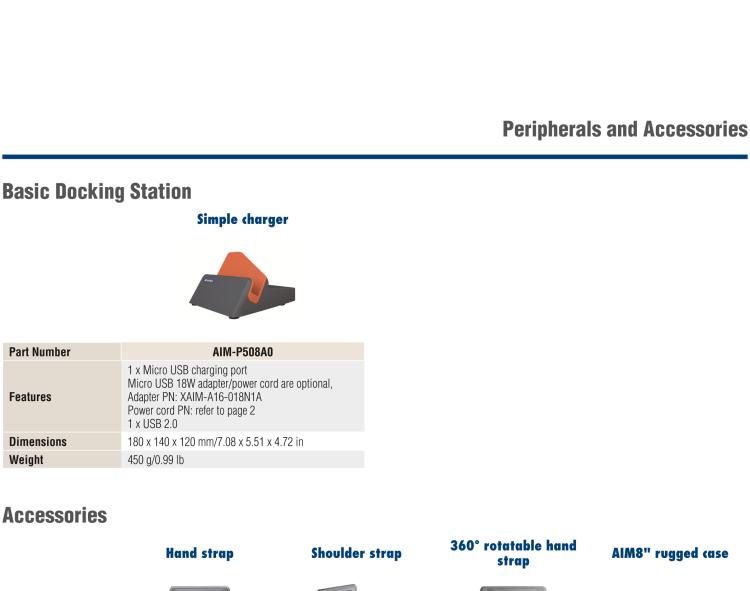 研華AIM-75S 8"RISC架構(gòu)工業(yè)級移動(dòng)平板電腦， 搭載高通? 驍龍? 660處理器, Android 10系統(tǒng), 并通過Google GMS認(rèn)證