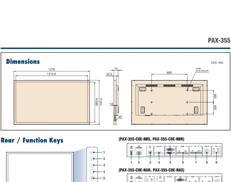 研華PAX-355 55"超高清顯示器，可同時將光學、放射學成像轉(zhuǎn)化為多視圖，用于手術(shù)室成像應(yīng)用，如內(nèi)窺鏡、腹腔鏡和其他成像設(shè)備。通過多個I/O和支持14位LUT，DICOM和伽馬校準確保了精確圖像呈現(xiàn)。