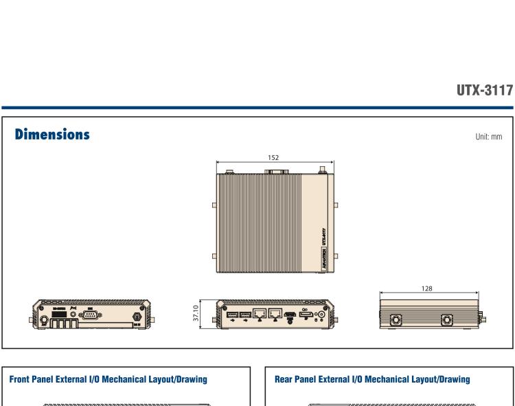 研華UTX-3117 低功耗，緊湊型，4G/WIFI/ BT/LoRa/NB IoT 物聯(lián)網(wǎng)邊緣智能網(wǎng)關(guān)