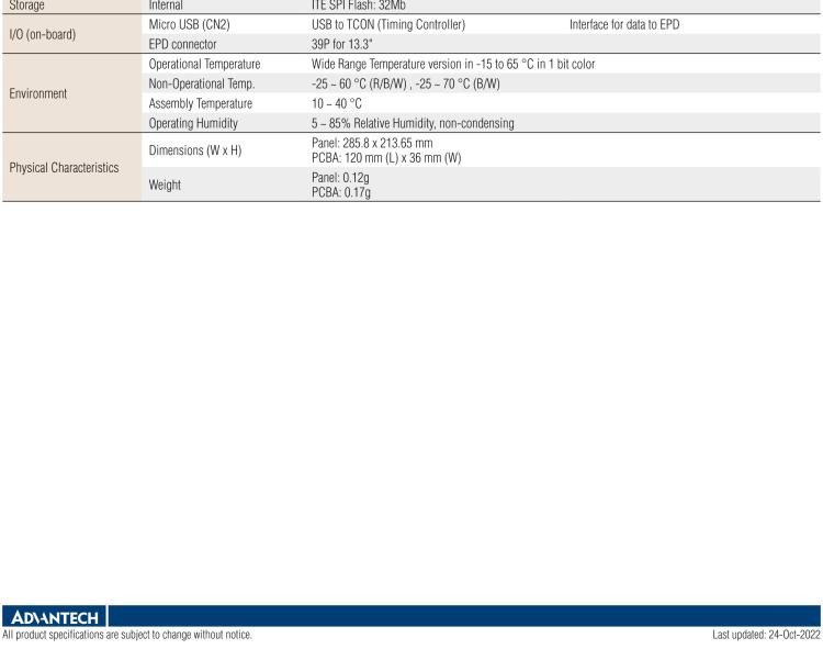 研華EPM-680 13.3"三色電子紙解決方案套件，USB接口，用于客戶自行定制產(chǎn)品。