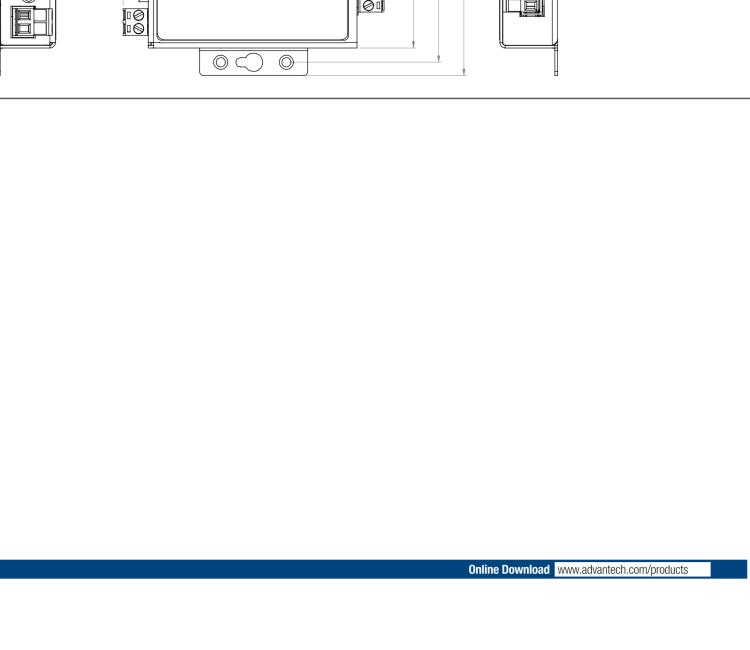 研華BB-485BAT3 ULI-224TB RS-232（DB9母頭至RS-422/485（接線端子）轉(zhuǎn)換器，電池供電